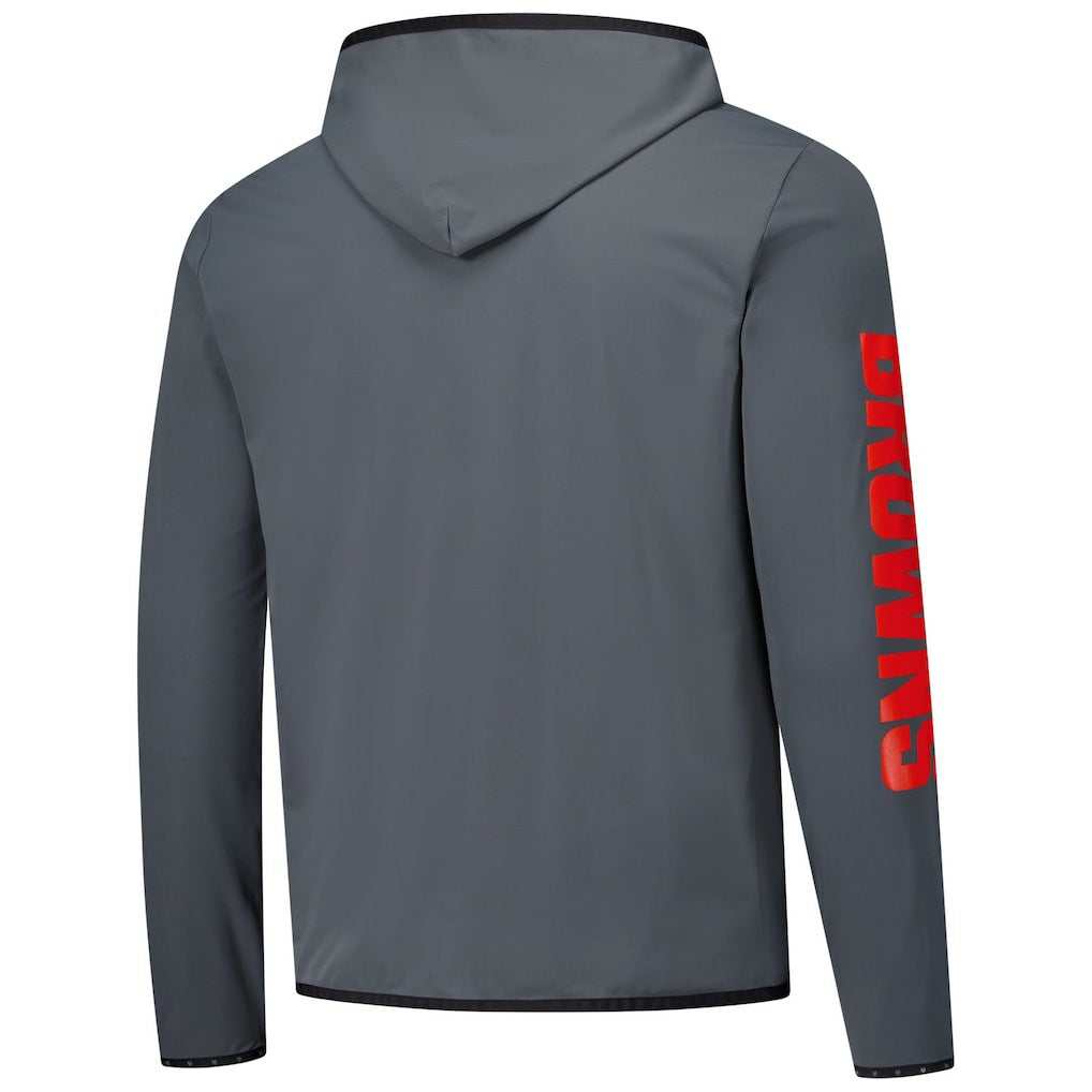 Cleveland Browns Greyson Clothiers Colorado Long Sleeve Hoodie T-Shirt - Charcoal - NFL