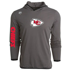 Kansas City Chiefs Greyson Clothiers Colorado Long Sleeve Hoodie T-Shirt - Gray - NFL