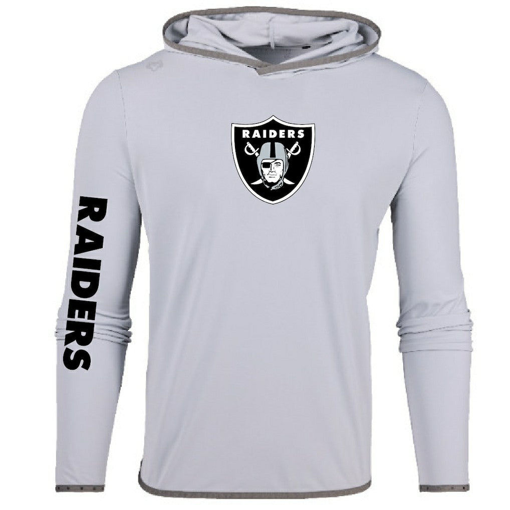 Las Vegas Raiders Greyson Clothiers Colorado Long Sleeve Hoodie T-Shirt - Gray - NFL