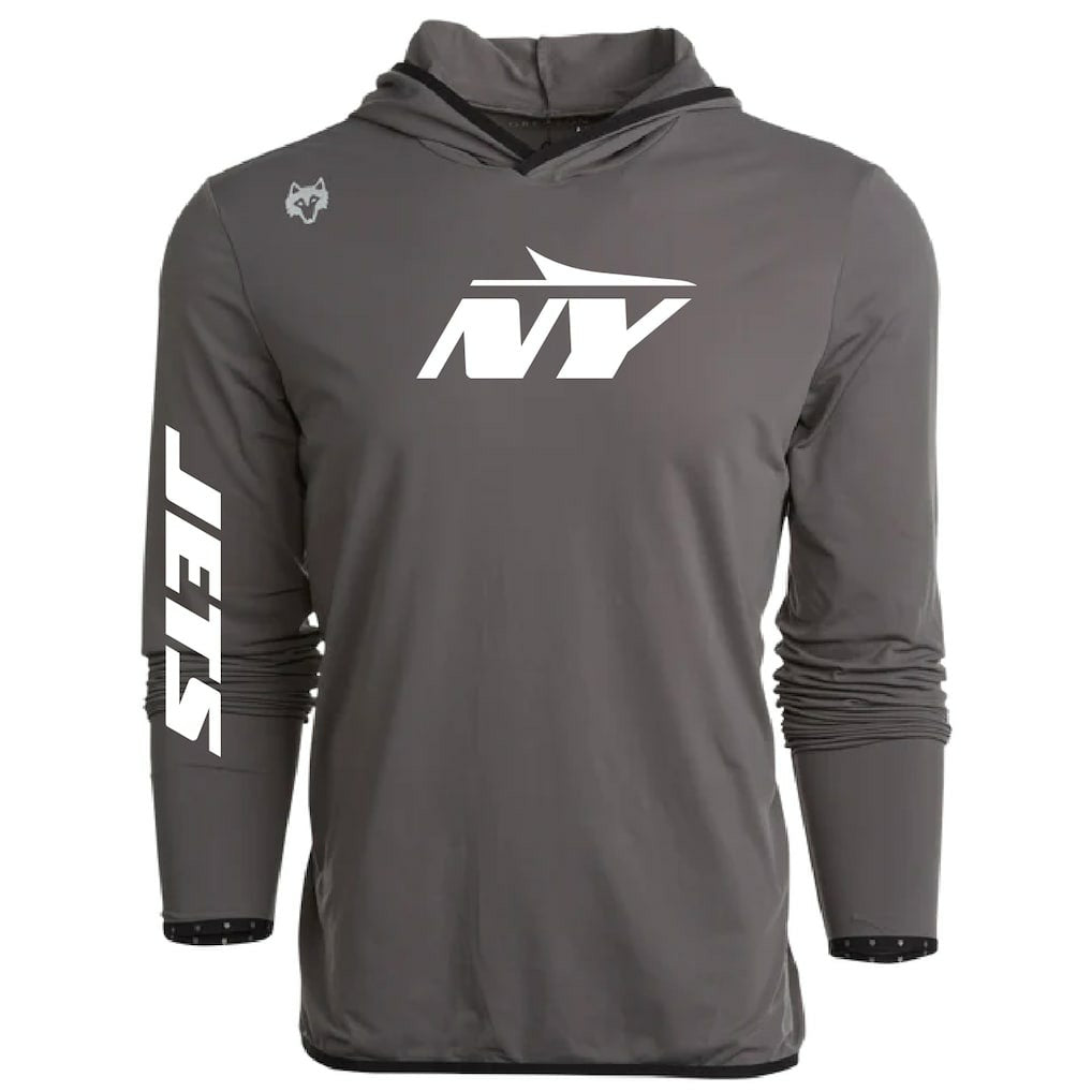 New York Jets Greyson Clothiers Colorado Long Sleeve Hoodie T-Shirt - Gray - NFL