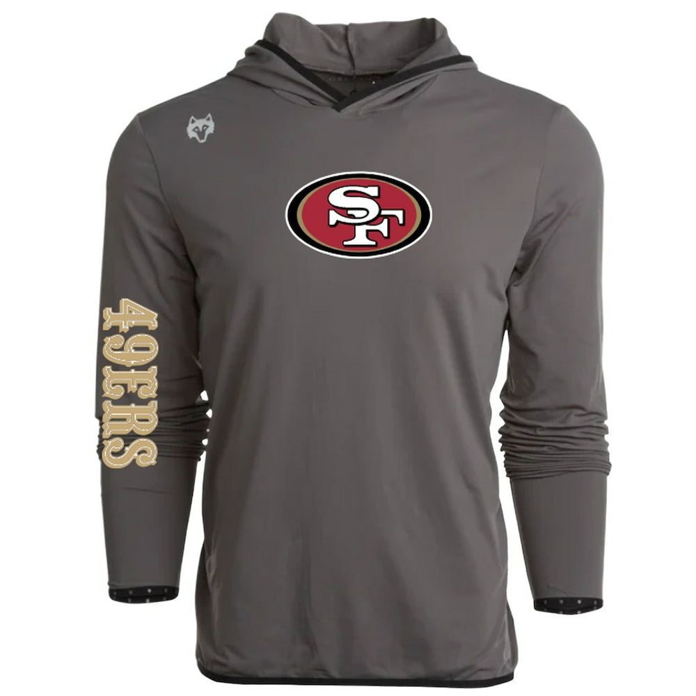 San Francisco 49ers Greyson Clothiers Colorado Long Sleeve Hoodie T-Shirt - Gray - NFL