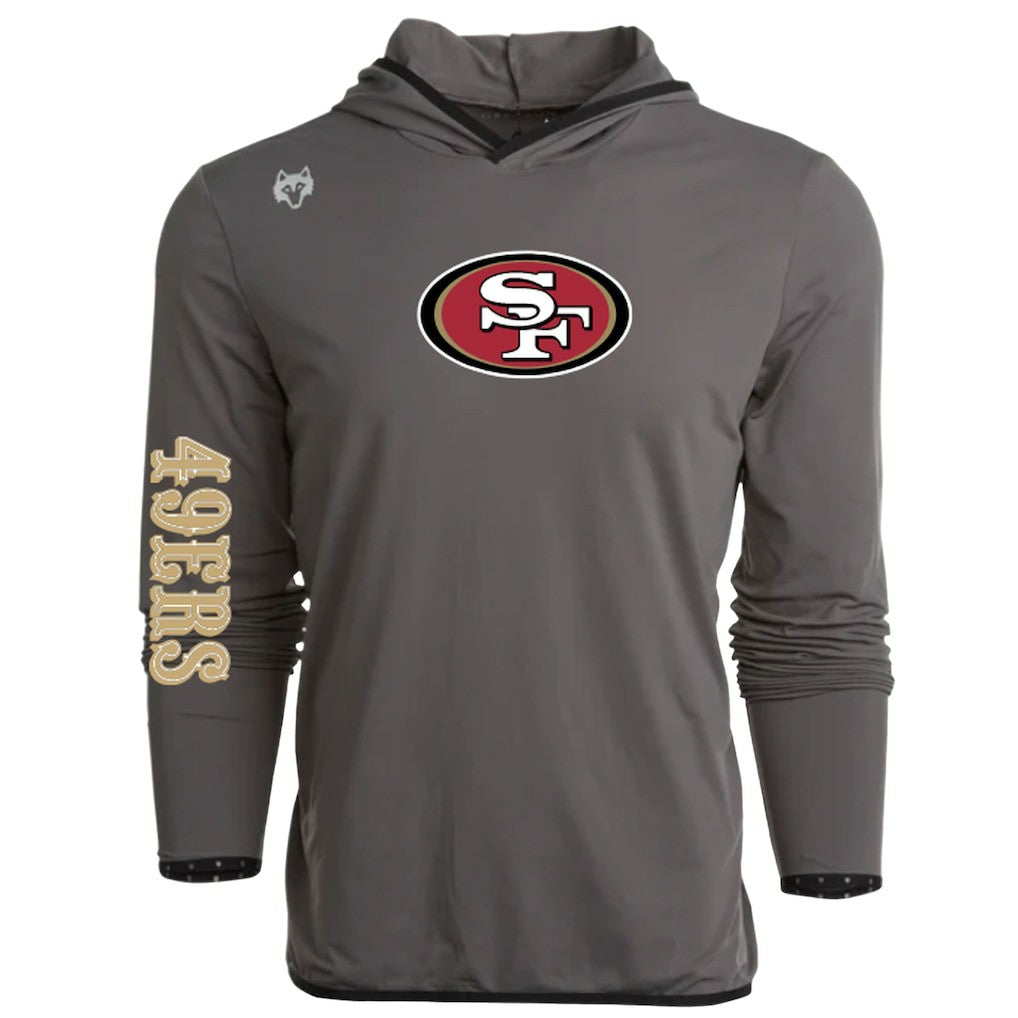 San Francisco 49ers Greyson Clothiers Colorado Long Sleeve Hoodie T-Shirt - Gray - NFL