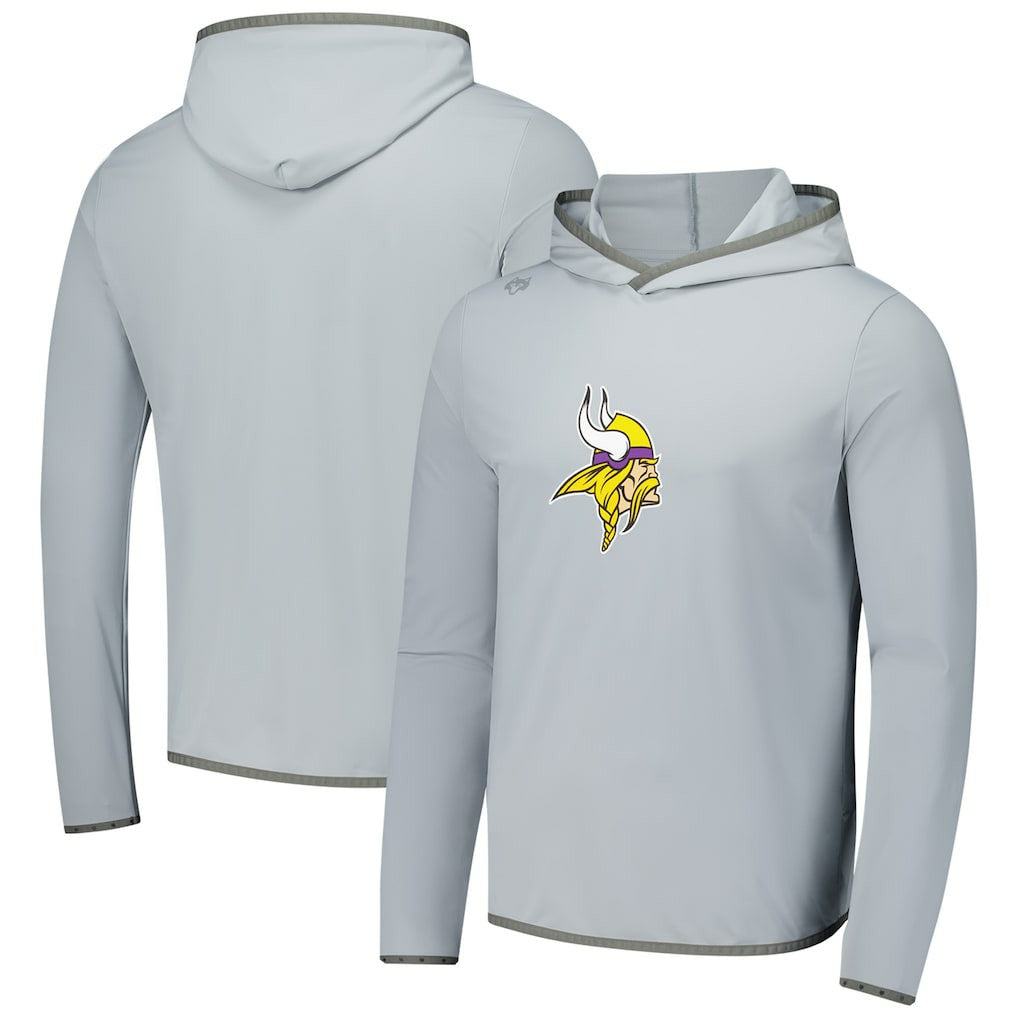 Minnesota Vikings Greyson Clothiers Colorado Long Sleeve Hoodie T-Shirt - Gray - NFL