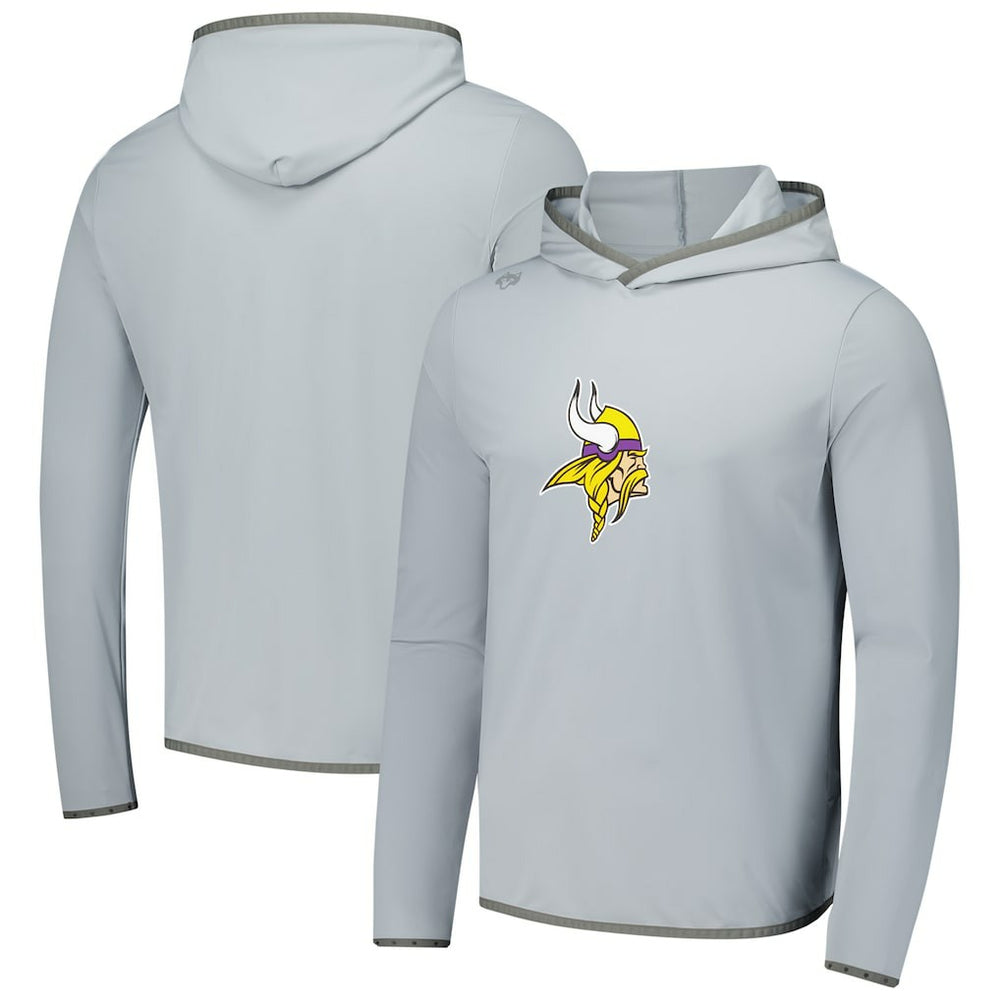 Minnesota Vikings Greyson Clothiers Colorado Long Sleeve Hoodie T-Shirt - Gray - NFL