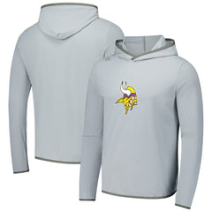 Minnesota Vikings Greyson Clothiers Colorado Long Sleeve Hoodie T-Shirt - Gray - NFL