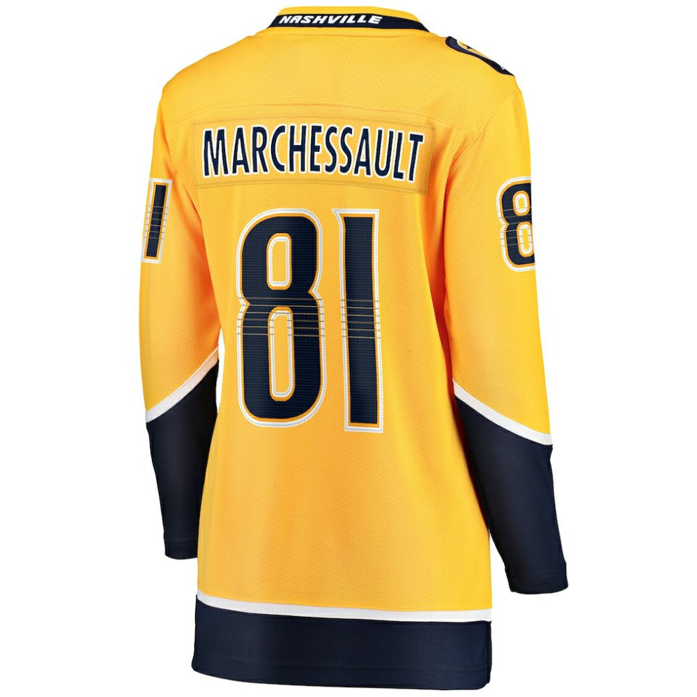 Jonathan Marchessault Nashville Predators Fanatics Women's Breakaway Jersey - Gold | Fanatics near me