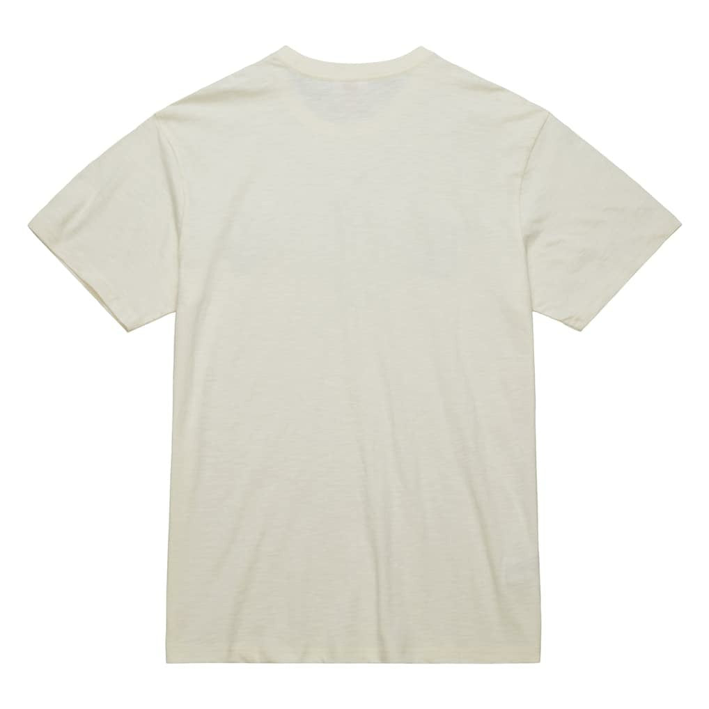 Kansas City Chiefs Vintage Logo Heritage Slub T-Shirt - Cream - Mitchell & Ness