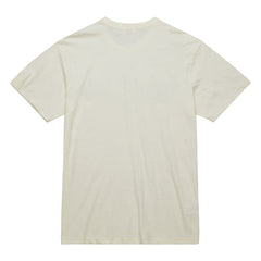 Kansas City Chiefs Vintage Logo Heritage Slub T-Shirt - Cream - Mitchell & Ness