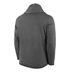 Miami Marlins Butter Stripe Tri-Blend Long Sleeve Hoodie T-Shirt - Black Outlet