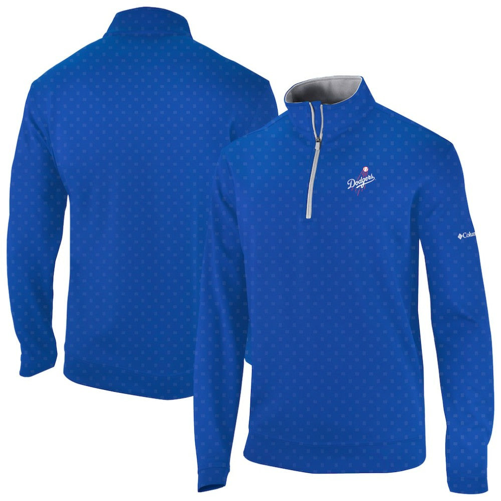 Los Angeles Dodgers Columbia Wickham Hills Omni-Wick Quarter-Zip Jacket Discount