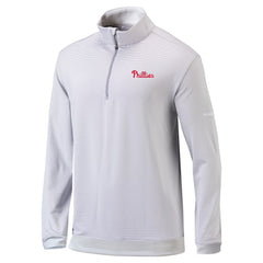 Philadelphia Phillies Columbia Omni-Wick Even Lie Quarter-Zip Pullover Top Discount