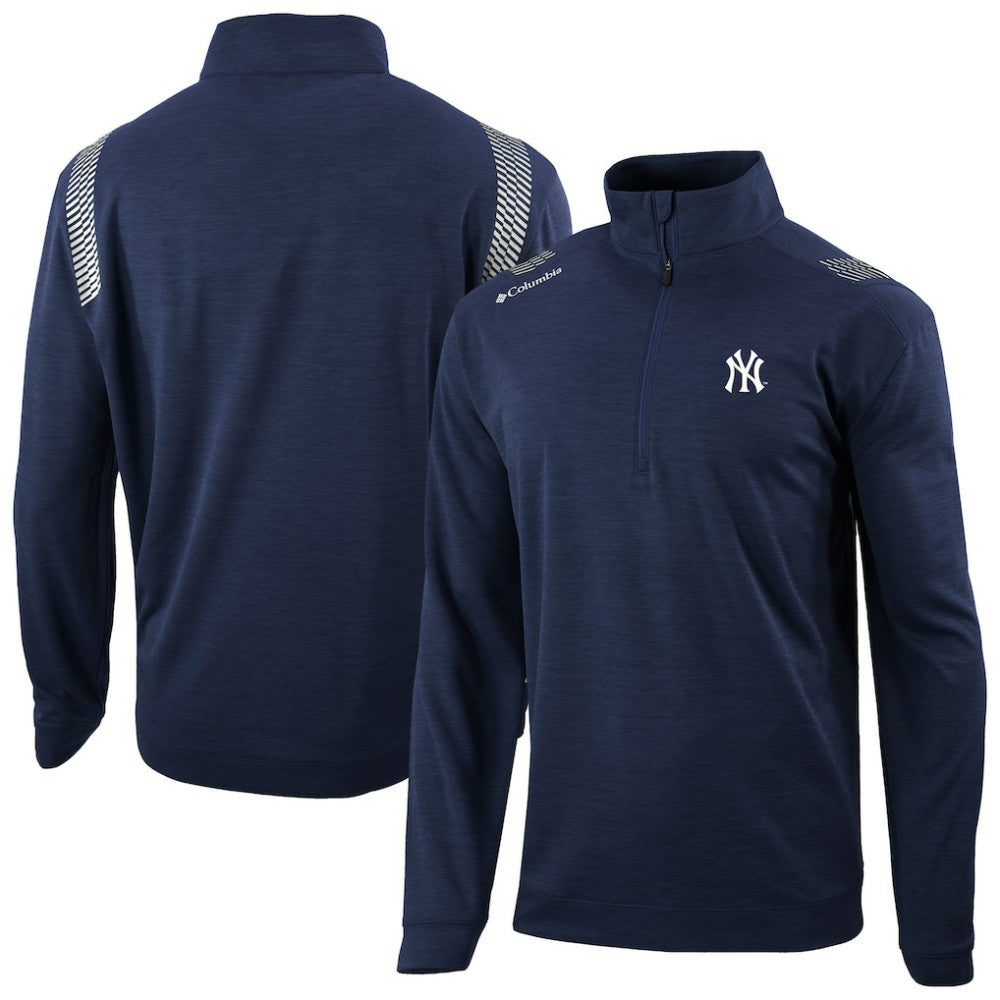 New York Yankees Columbia Oakland Downs Omni-Wick Quarter-Zip Top Discount
