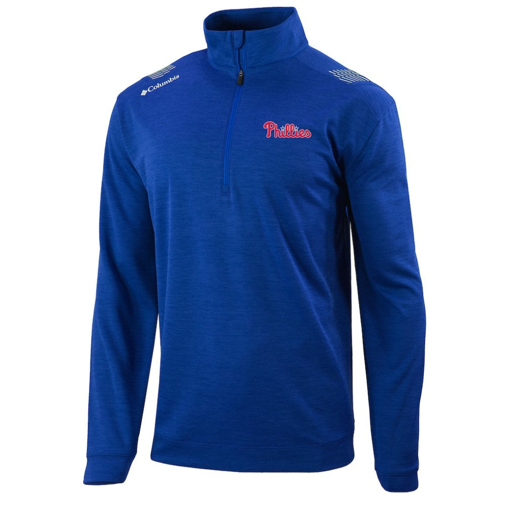 Philadelphia Phillies Columbia Oakland Downs Omni-Wick Quarter-Zip Top Outlet
