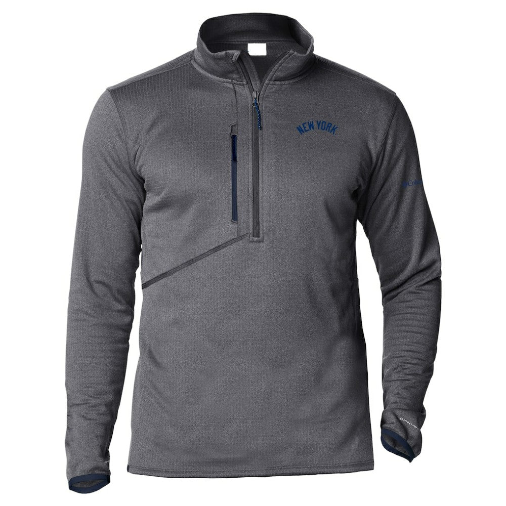 New York Yankees Columbia Park View Omni-Wick Half-Zip Top Outlet