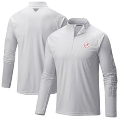 New York Yankees Columbia Terminal Tackle Raglan Omni-Shade Quarter-Zip Pullover Top Sale