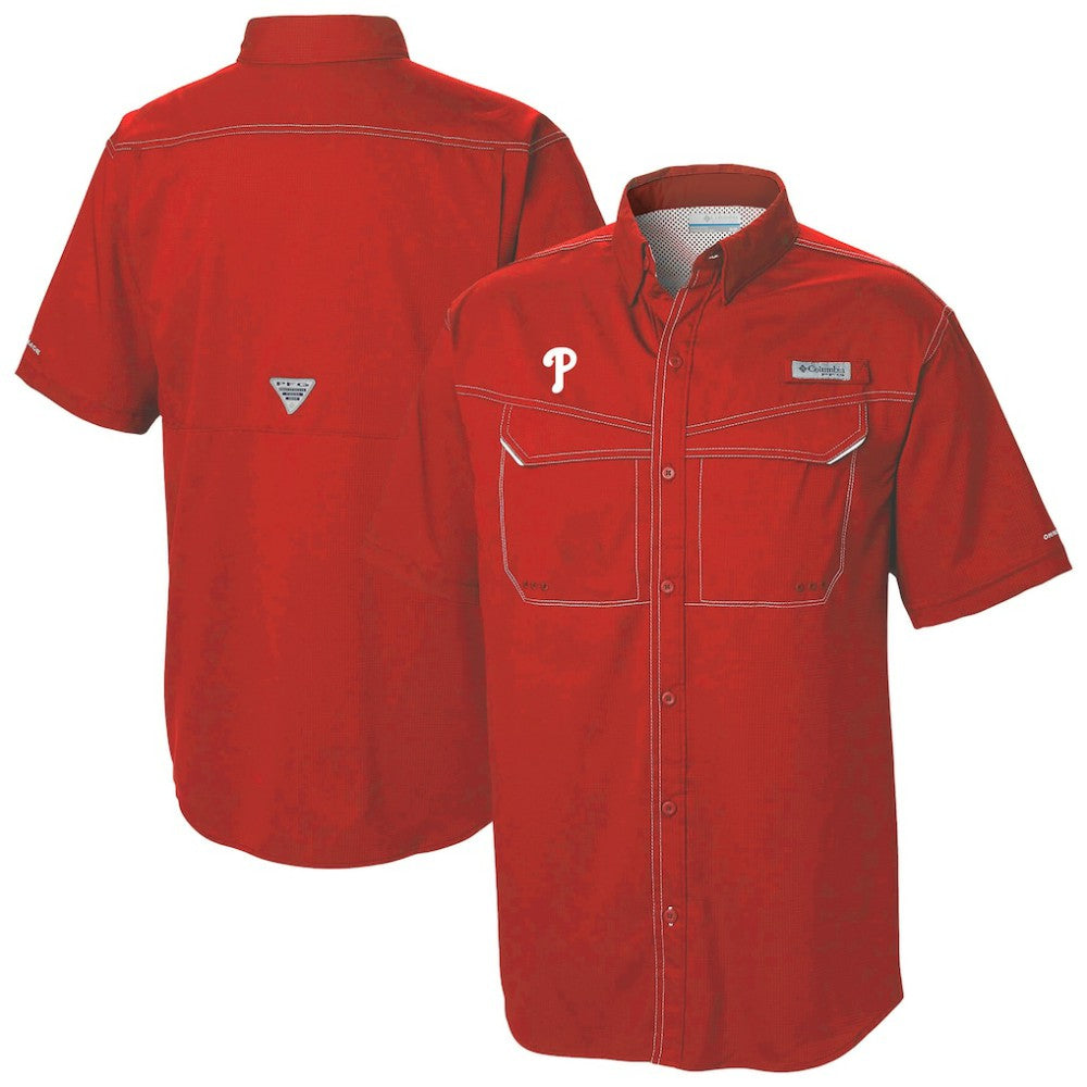 Philadelphia Phillies Columbia Omni-Wick Low Drag Offshore Button-Up Shirt Near Me