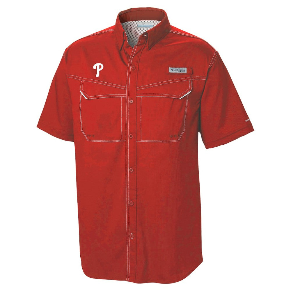 Philadelphia Phillies Columbia Omni-Wick Low Drag Offshore Button-Up Shirt Near Me