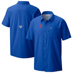 Philadelphia Phillies Columbia Slack Tide Omni-Wick Button-Up Camp Shirt Discount