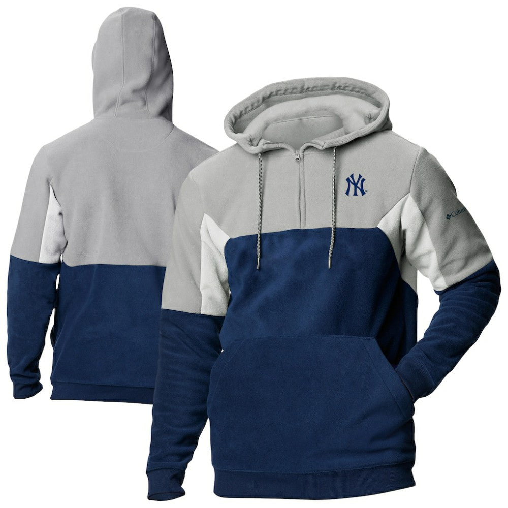 New York Yankees Columbia Lodge Fleece Quarter-Zip Hoodie Sale