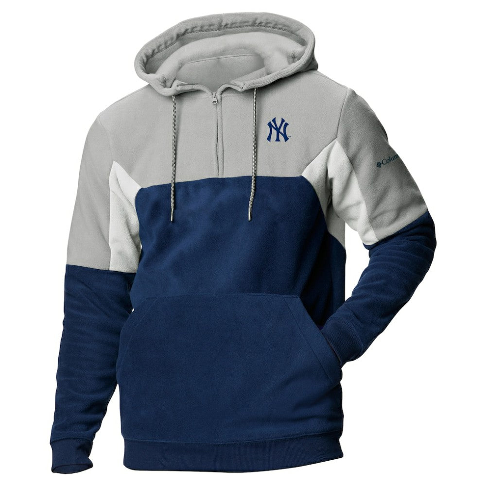 New York Yankees Columbia Lodge Fleece Quarter-Zip Hoodie Sale