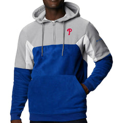 Philadelphia Phillies Columbia Lodge Fleece Quarter-Zip Hoodie Outlet