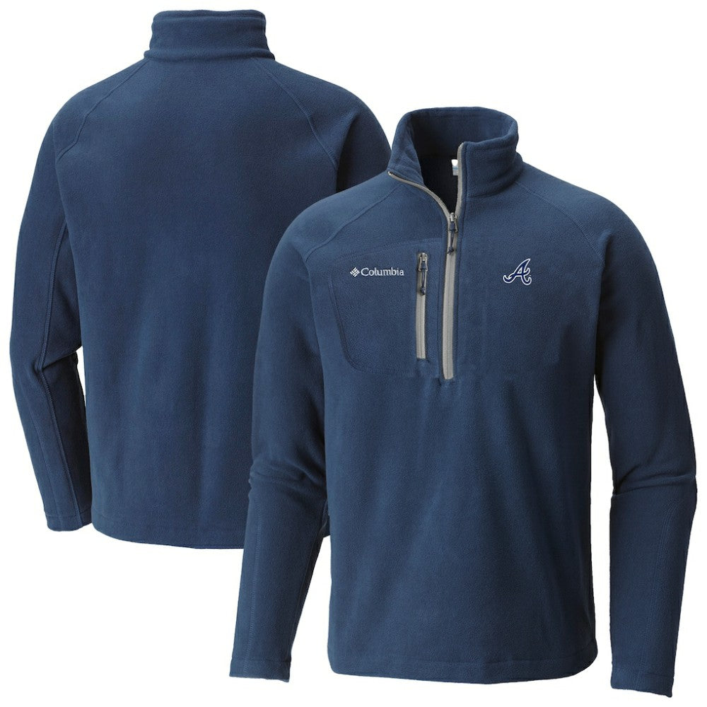 Atlanta Braves Columbia Fast Trek III Half-Zip Fleece Pullover Online