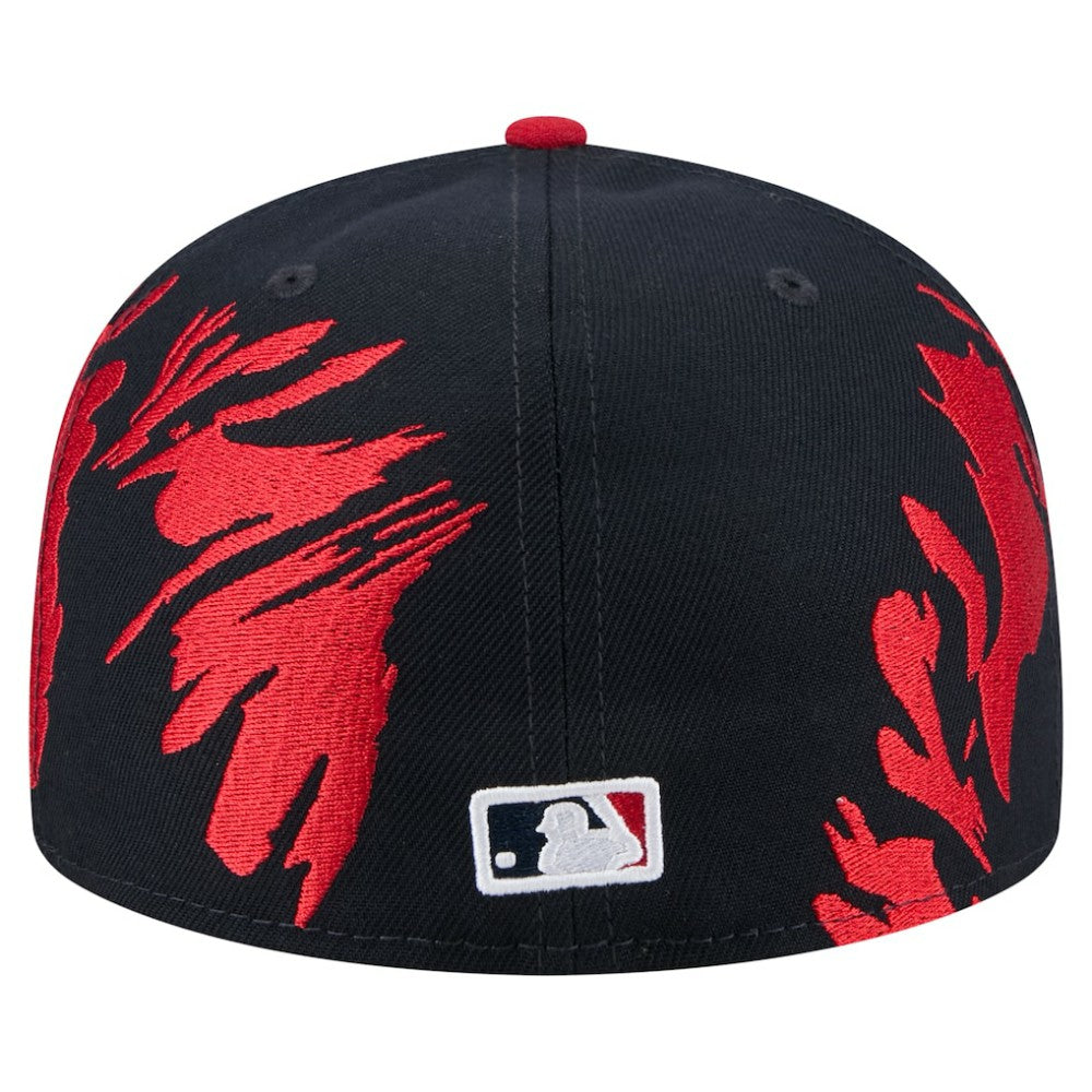 Atlanta Braves New Era Retro Pattern 59FIFTY Fitted Hat Outlet