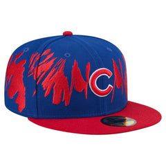 Chicago Cubs New Era Retro Pattern 59FIFTY Fitted Hat Sale