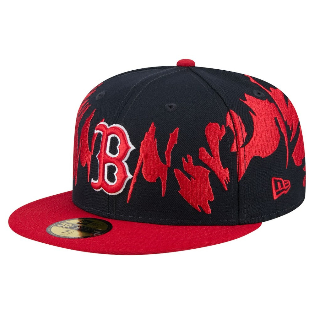 Boston Red Sox New Era Retro Pattern 59FIFTY Fitted Hat Outlet