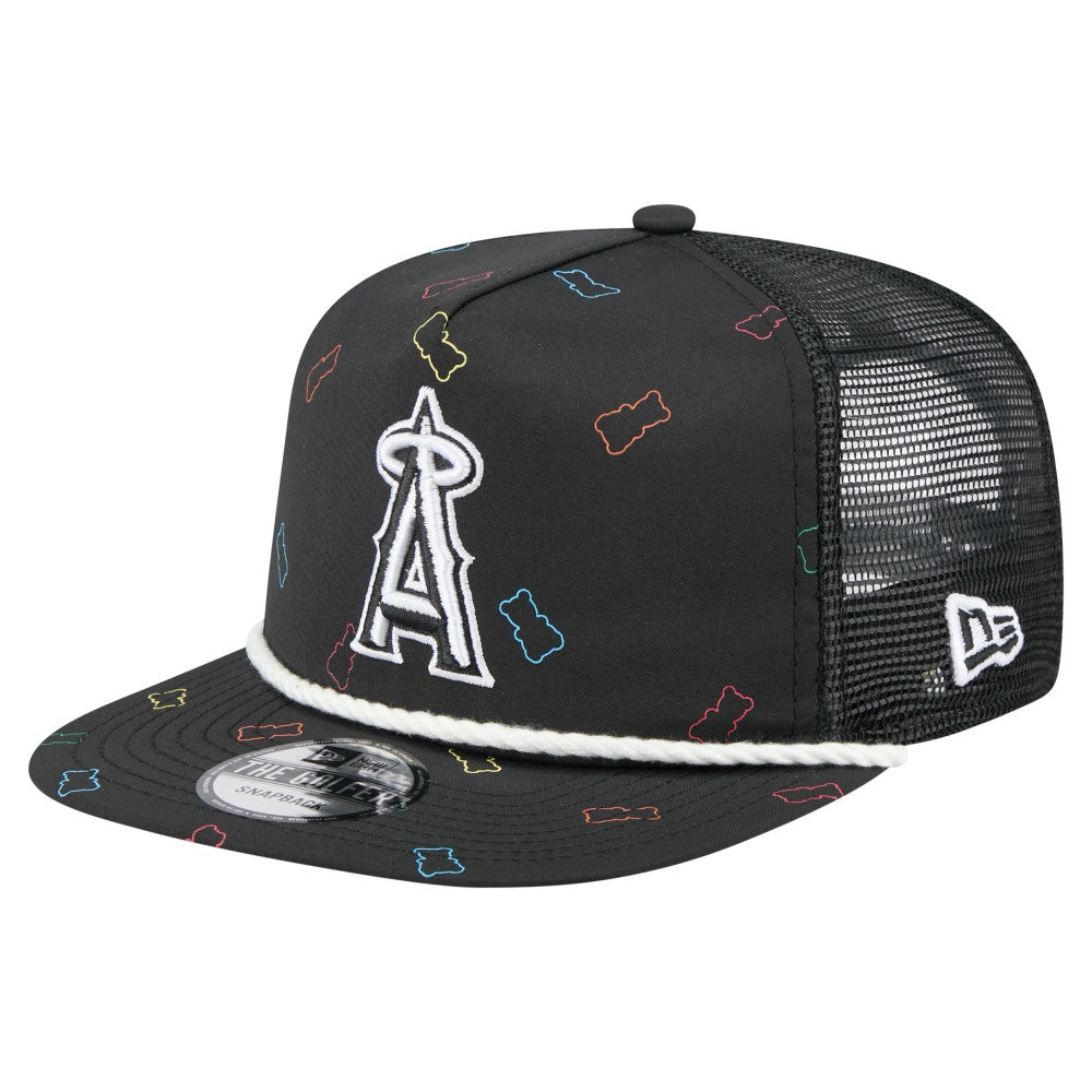 Los Angeles Angels New Era Gummy Golfer Trucker Adjustable Hat Outlet