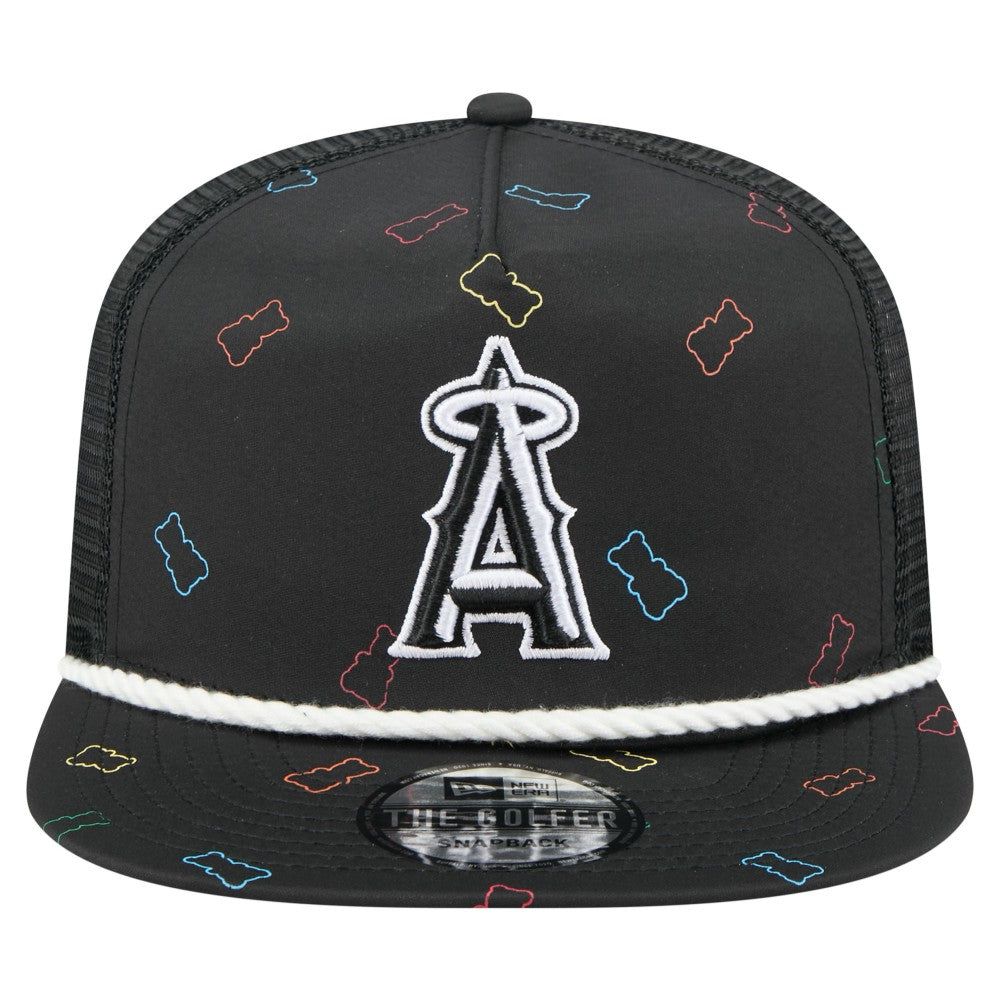 Los Angeles Angels New Era Gummy Golfer Trucker Adjustable Hat Outlet