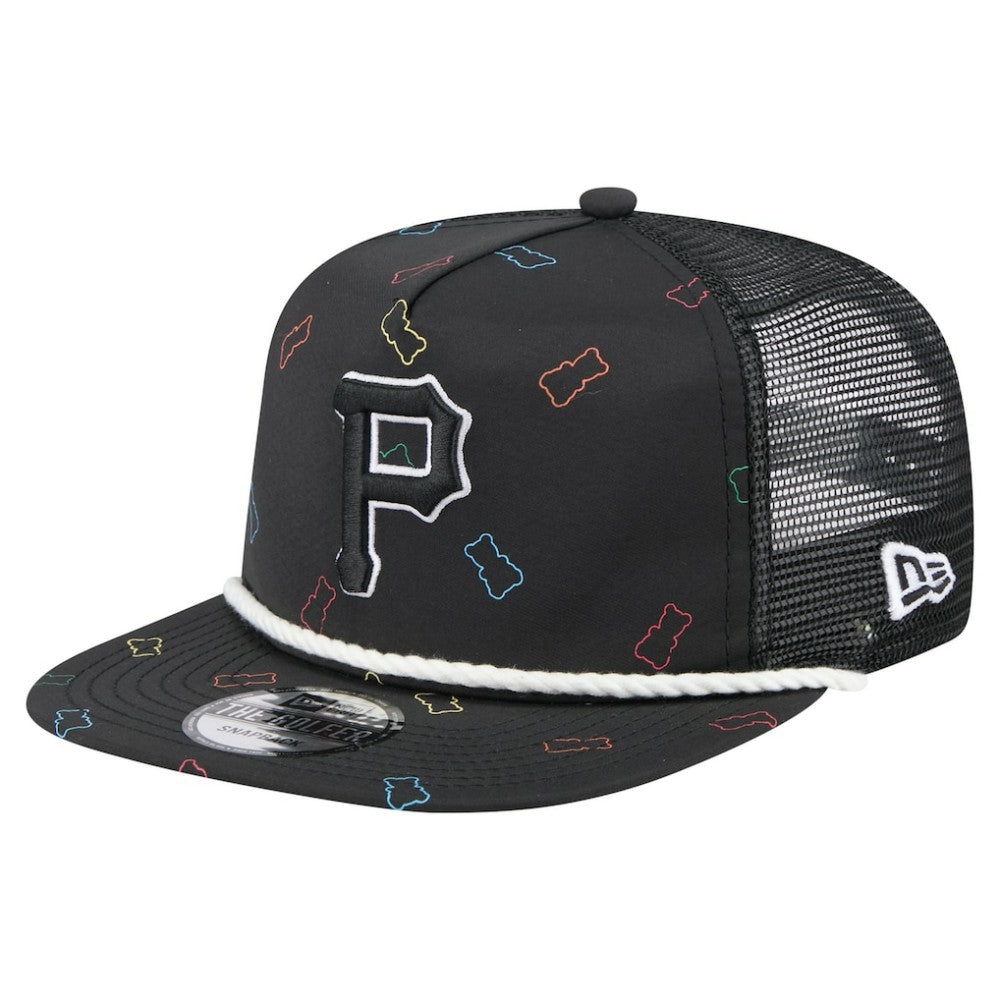 Pittsburgh Pirates New Era Gummy Golfer Trucker Snapback Hat for sale