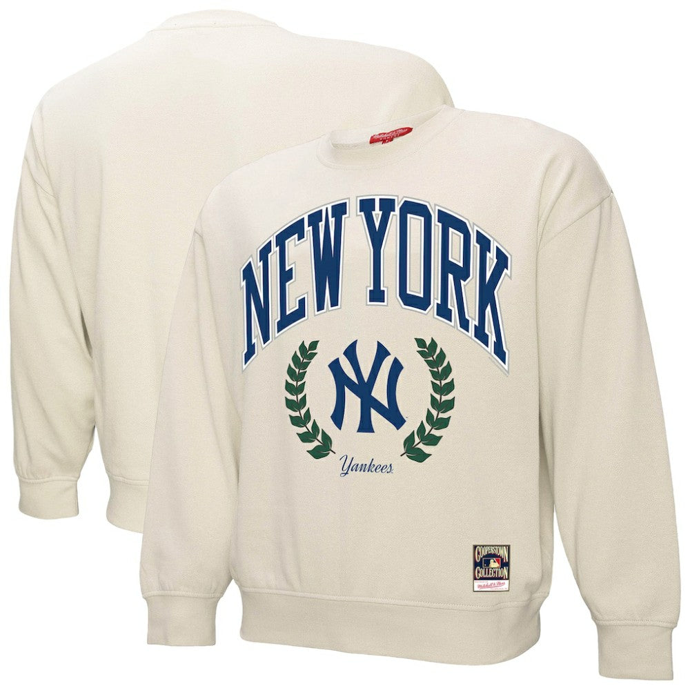 New York Yankees Mitchell & Ness Women's Cooperstown Collection Laurel Pullover Sweatshirt Online