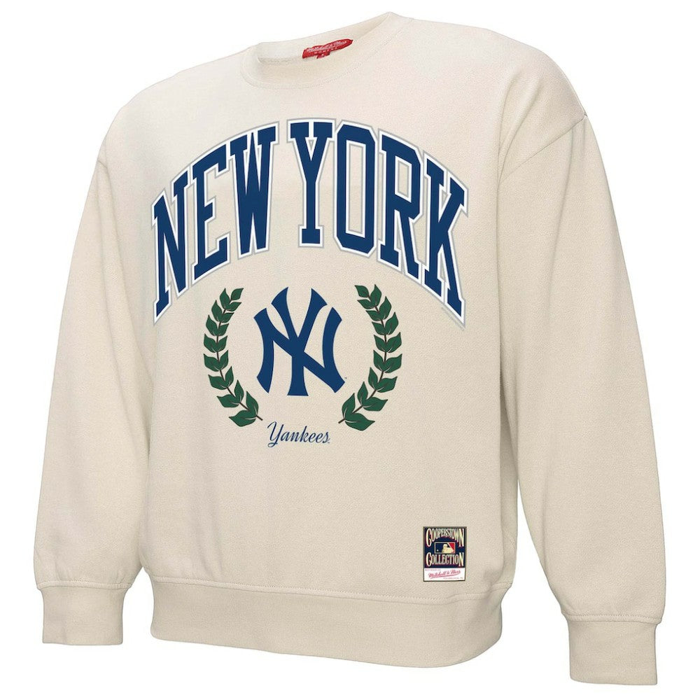 New York Yankees Mitchell & Ness Women's Cooperstown Collection Laurel Pullover Sweatshirt Online
