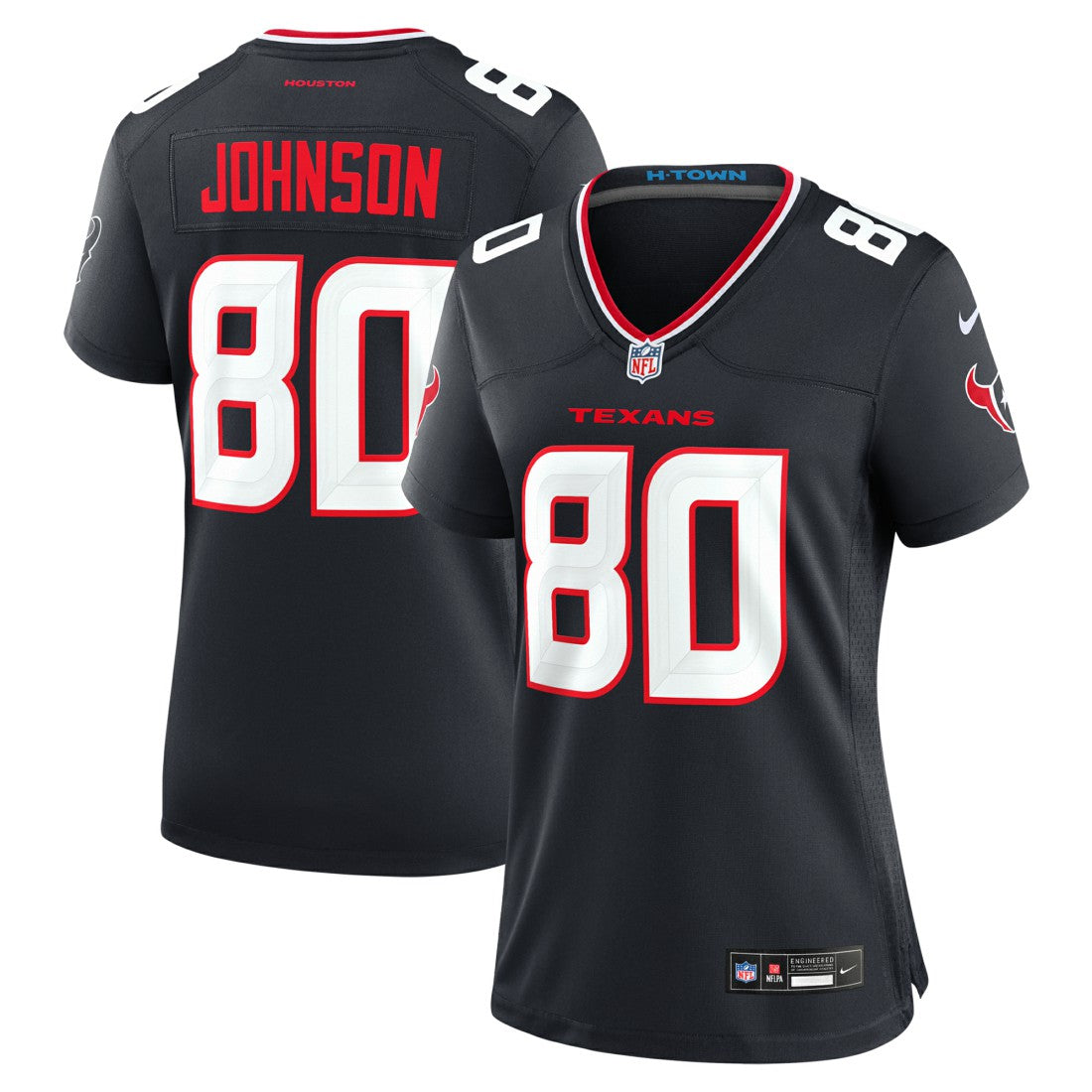 Andre Johnson Houston Texans Women's Team Retired Player Game Jersey - Navy - Nike