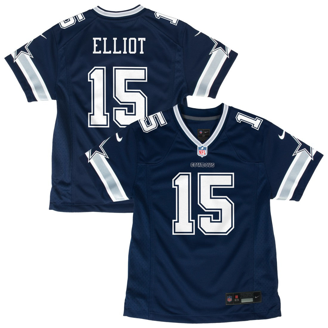 Ezekiel Elliott Dallas Cowboys Youth Game Jersey - Navy - Nike
