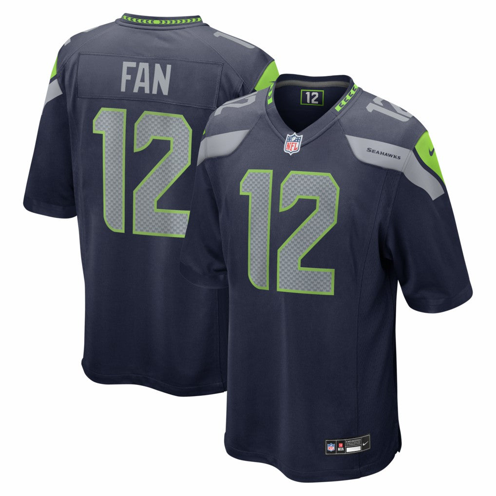 12s Seattle Seahawks Team Game Jersey - College Navy - Nike