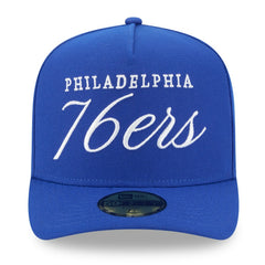 New Era Philadelphia 76ers 2025 NBA Draft A-Frame 59FIFTY Fitted Hat Royal