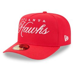 New Era Atlanta Hawks 2025 NBA Draft A-Frame 59FIFTY Fitted Hat Red