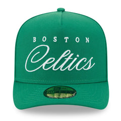 New Era Boston Celtics 2025 NBA Draft A-Frame 59FIFTY Fitted Hat Kelly Green