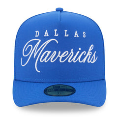 New Era Dallas Mavericks 2025 NBA Draft A-Frame 59FIFTY Fitted Hat Blue