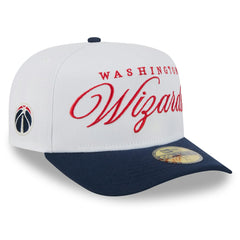 New Era Washington Wizards 2025 NBA Draft A-Frame 59FIFTY Fitted Hat White/Navy