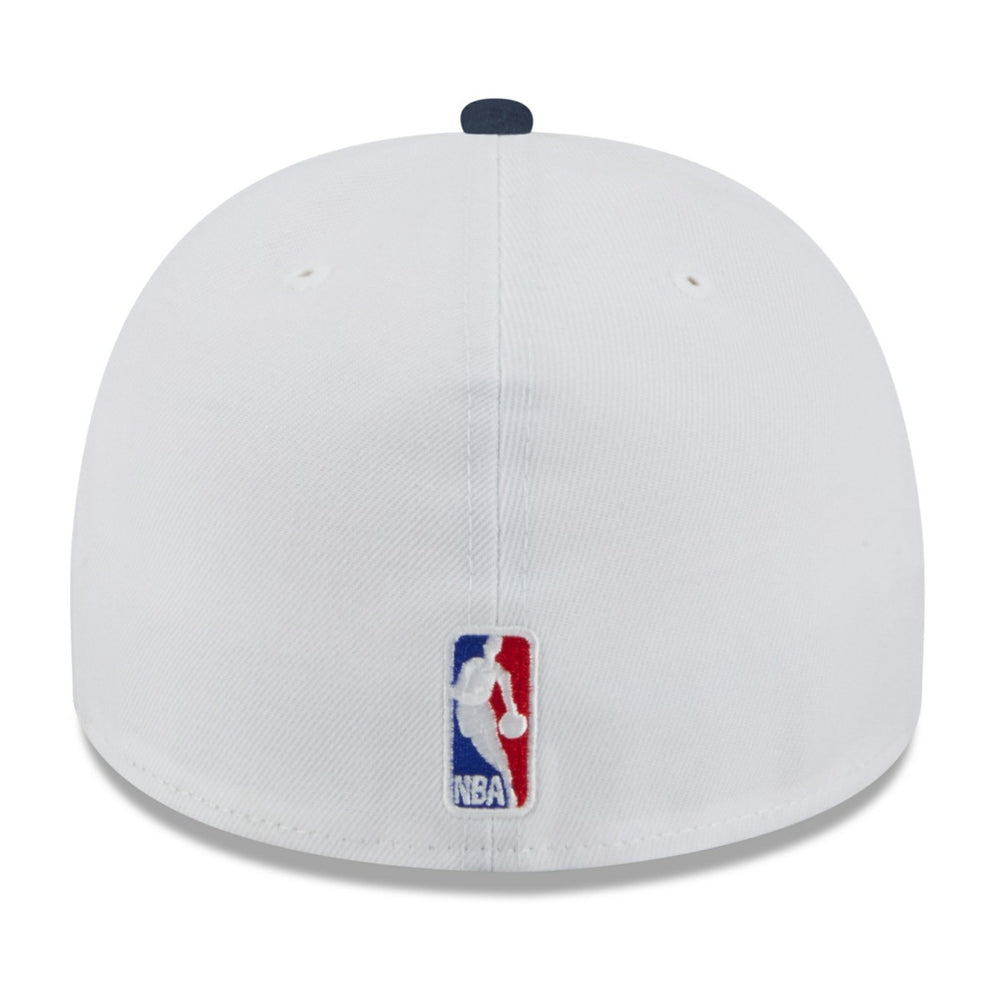 New Era Washington Wizards 2025 NBA Draft A-Frame 59FIFTY Fitted Hat White/Navy