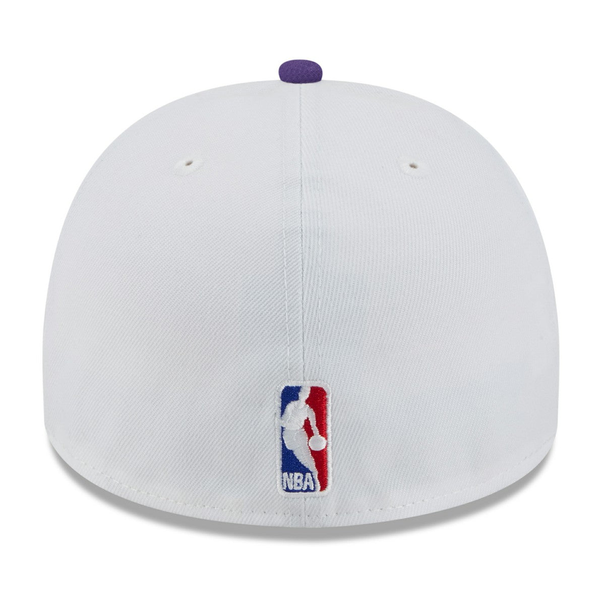 New Era Los Angeles Lakers 2025 NBA Draft A-Frame 59FIFTY Fitted Hat White/Purple