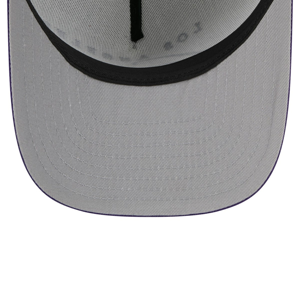 New Era Los Angeles Lakers 2025 NBA Draft A-Frame 59FIFTY Fitted Hat White/Purple