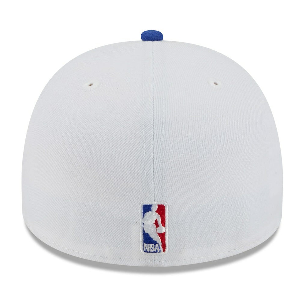 New Era Philadelphia 76ers 2025 NBA Draft A-Frame 59FIFTY Fitted Hat White/Royal