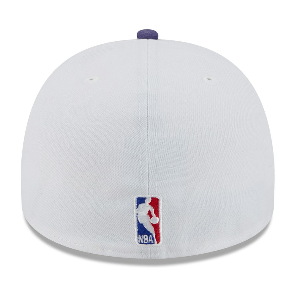New Era Phoenix Suns 2025 NBA Draft A-Frame 59FIFTY Fitted Hat White/Purple
