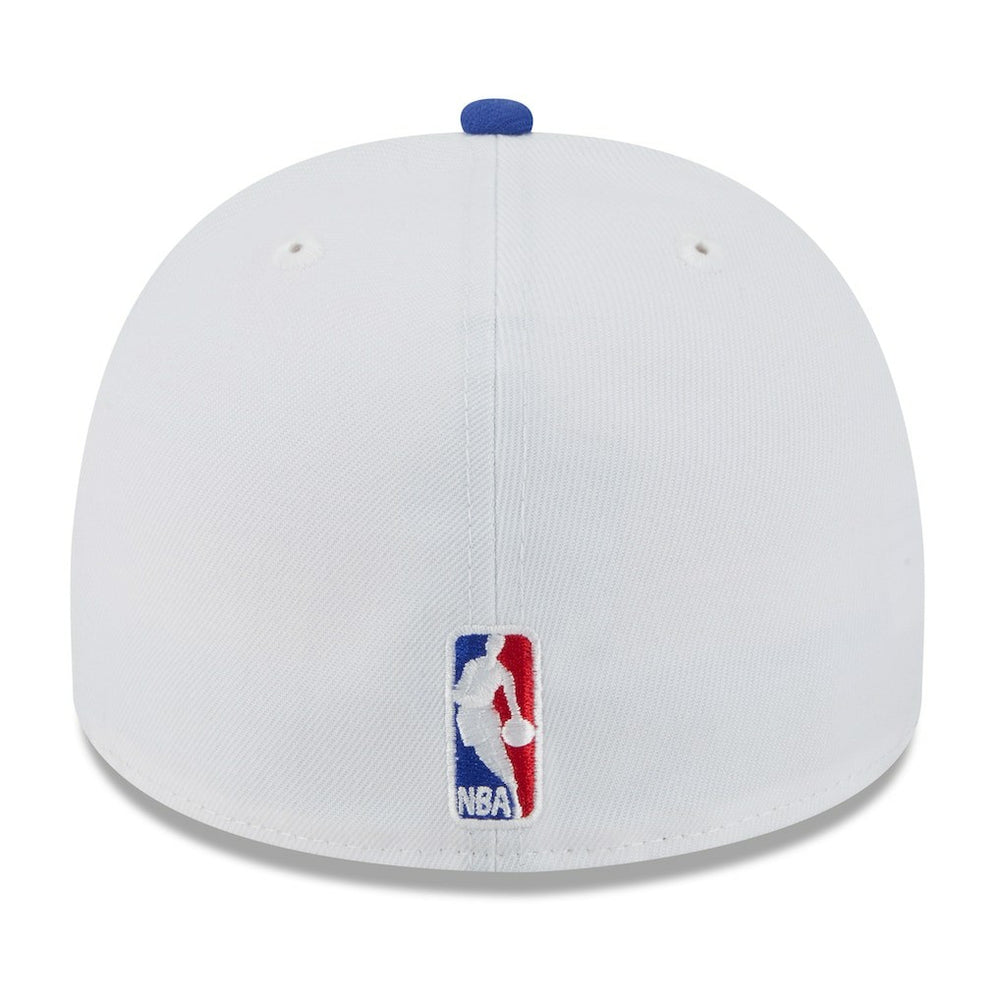 New Era Golden State Warriors 2025 NBA Draft A-Frame 59FIFTY Fitted Hat White/Royal