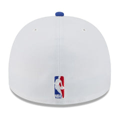 New Era Golden State Warriors 2025 NBA Draft A-Frame 59FIFTY Fitted Hat White/Royal