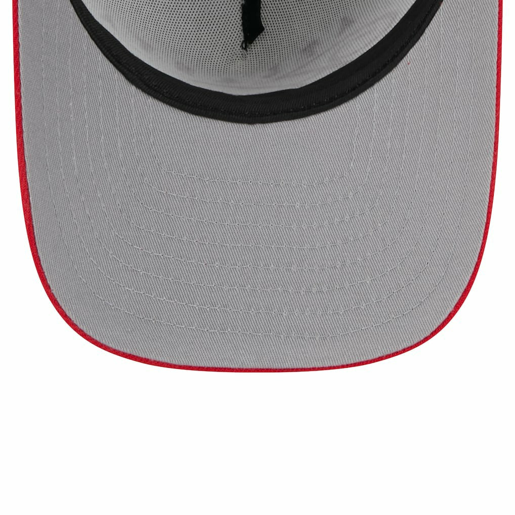 New Era Atlanta Hawks 2025 NBA Draft A-Frame 59FIFTY Fitted Hat White/Red